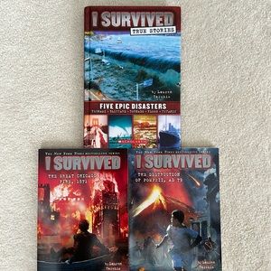 I Survived books by Lauren Tarshis- 3 books